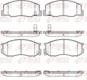 Bremsbelagsatz, Scheibenbremse Vorderachse REMSA 0636.04
