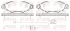 Bremsbelagsatz, Scheibenbremse Vorderachse REMSA 0643.30
