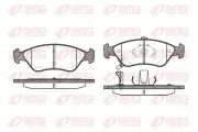 Bremsbelagsatz, Scheibenbremse Vorderachse REMSA 0648.02