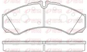 Bremsbelagsatz, Scheibenbremse Hinterachse REMSA 0651.20