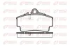 Bremsbelagsatz, Scheibenbremse Hinterachse REMSA 0654.00