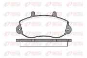 Bremsbelagsatz, Scheibenbremse Vorderachse REMSA 0677.00
