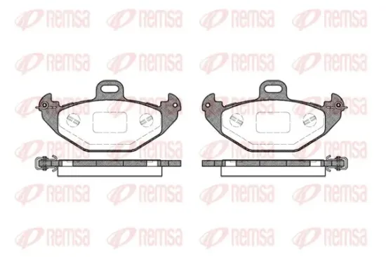 Bremsbelagsatz, Scheibenbremse Hinterachse REMSA 0686.00 Bild Bremsbelagsatz, Scheibenbremse Hinterachse REMSA 0686.00