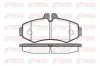 Bremsbelagsatz, Scheibenbremse Vorderachse REMSA 0701.00