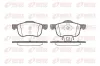 Bremsbelagsatz, Scheibenbremse Vorderachse REMSA 0713.00