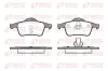 Bremsbelagsatz, Scheibenbremse Hinterachse REMSA 0714.00