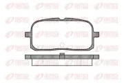 Bremsbelagsatz, Scheibenbremse Hinterachse REMSA 0715.00