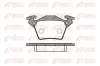 Bremsbelagsatz, Scheibenbremse Hinterachse REMSA 0717.00