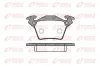 Bremsbelagsatz, Scheibenbremse Hinterachse REMSA 0717.00