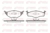 Bremsbelagsatz, Scheibenbremse Vorderachse REMSA 0718.00