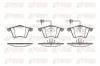Bremsbelagsatz, Scheibenbremse Vorderachse REMSA 0721.02