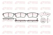 Bremsbelagsatz, Scheibenbremse Vorderachse REMSA 0724.02