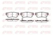 Bremsbelagsatz, Scheibenbremse Hinterachse REMSA 0746.02