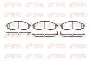 Bremsbelagsatz, Scheibenbremse Vorderachse REMSA 0748.02