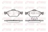 Bremsbelagsatz, Scheibenbremse Vorderachse REMSA 0766.00