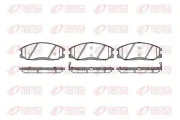 Bremsbelagsatz, Scheibenbremse Vorderachse REMSA 0771.02