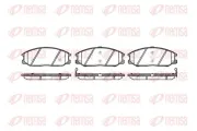 Bremsbelagsatz, Scheibenbremse Vorderachse REMSA 0771.12