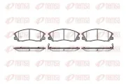 Bremsbelagsatz, Scheibenbremse Vorderachse REMSA 0771.32