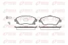 Bremsbelagsatz, Scheibenbremse Vorderachse REMSA 0774.12