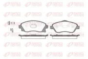 Bremsbelagsatz, Scheibenbremse Vorderachse REMSA 0774.12