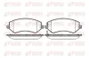 Bremsbelagsatz, Scheibenbremse Vorderachse REMSA 0807.02