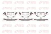 Bremsbelagsatz, Scheibenbremse Hinterachse REMSA 0811.00