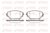 Bremsbelagsatz, Scheibenbremse Vorderachse REMSA 0813.00