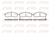Bremsbelagsatz, Scheibenbremse Vorderachse REMSA 0821.12