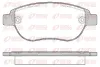 Bremsbelagsatz, Scheibenbremse Vorderachse REMSA 0841.00