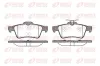 Bremsbelagsatz, Scheibenbremse Hinterachse REMSA 0842.20