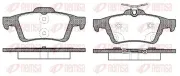 Bremsbelagsatz, Scheibenbremse Hinterachse REMSA 0842.70