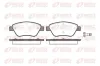 Bremsbelagsatz, Scheibenbremse Vorderachse REMSA 0858.10