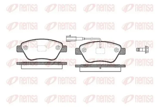 Bremsbelagsatz, Scheibenbremse REMSA 0858.11 Bild Bremsbelagsatz, Scheibenbremse REMSA 0858.11