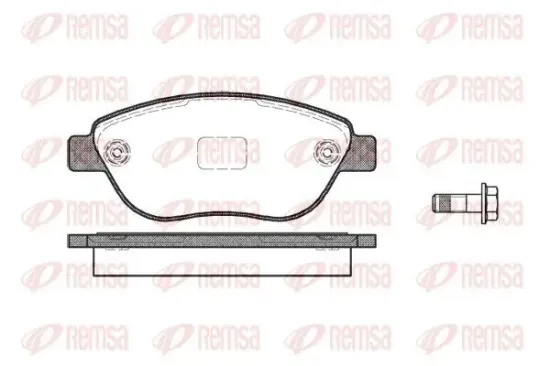 Bremsbelagsatz, Scheibenbremse REMSA 0859.10 Bild Bremsbelagsatz, Scheibenbremse REMSA 0859.10