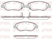 Bremsbelagsatz, Scheibenbremse Vorderachse REMSA 0860.12