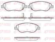 Bremsbelagsatz, Scheibenbremse Vorderachse REMSA 0860.12