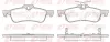 Bremsbelagsatz, Scheibenbremse Hinterachse REMSA 0862.12