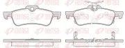 Bremsbelagsatz, Scheibenbremse Hinterachse REMSA 0862.12
