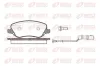 Bremsbelagsatz, Scheibenbremse Vorderachse REMSA 0879.02