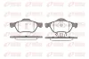 Bremsbelagsatz, Scheibenbremse Vorderachse REMSA 0962.00