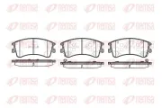 Bremsbelagsatz, Scheibenbremse Vorderachse REMSA 0970.02