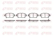 Bremsbelagsatz, Scheibenbremse Vorderachse REMSA 0971.02