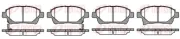 Bremsbelagsatz, Scheibenbremse Vorderachse REMSA 0971.12