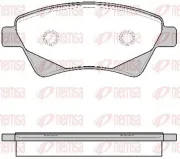 Bremsbelagsatz, Scheibenbremse Vorderachse REMSA 0976.20