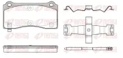 Bremsbelagsatz, Scheibenbremse Vorderachse REMSA 0983.14