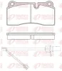 Bremsbelagsatz, Scheibenbremse Hinterachse REMSA 0983.21