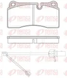 Bremsbelagsatz, Scheibenbremse Hinterachse REMSA 0983.21