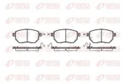 Bremsbelagsatz, Scheibenbremse Vorderachse REMSA 0985.02