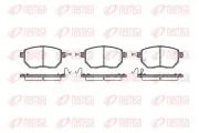 Bremsbelagsatz, Scheibenbremse Vorderachse REMSA 0985.02