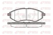 Bremsbelagsatz, Scheibenbremse Vorderachse REMSA 0986.00